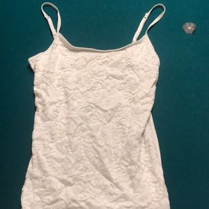 Lace white cami
